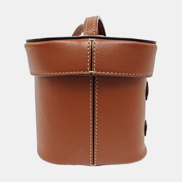 Calfskin Shoulder Bag Brown