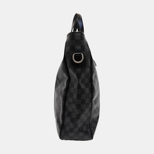 TADAO MM Damier Graphite Coated Canvas Gray