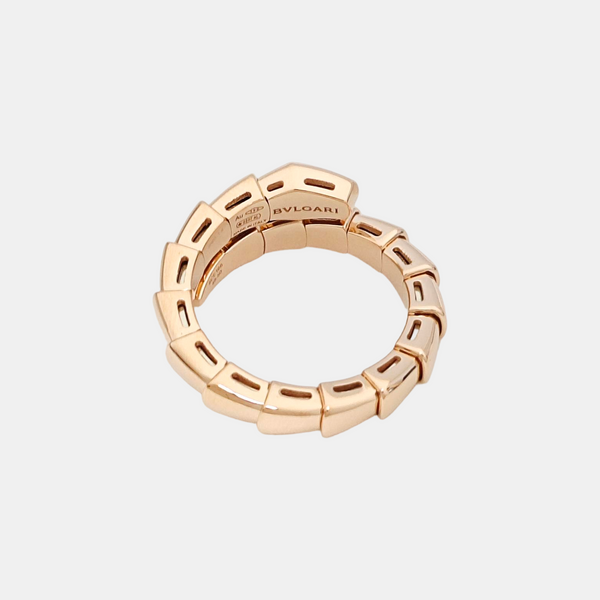 Anillo SERPENTI Oro Rosa de 18k EU 48