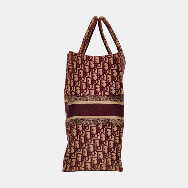 Authenticated pre-owned Book Tote Large Monogram Canvas Red - Tote Bag at Looply