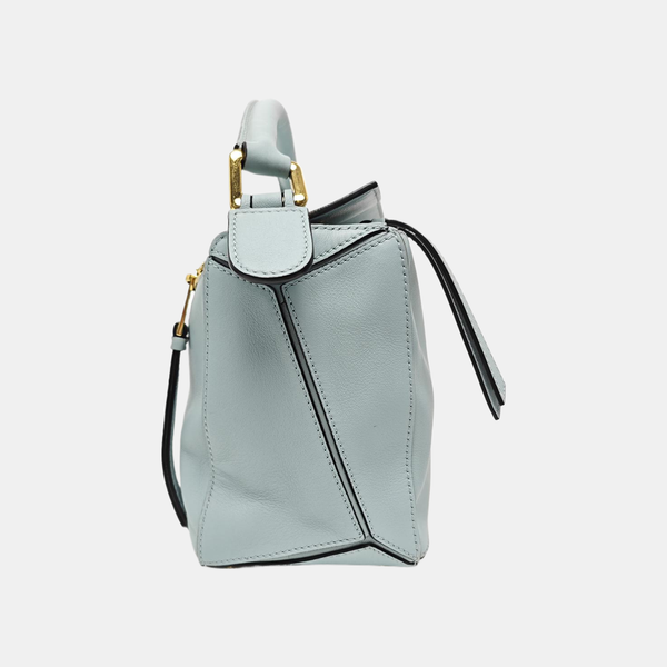 Puzzle Small Calfskin Blue