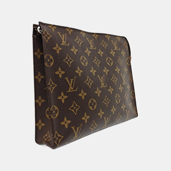 TOILET POCKET 26 Monogram Coated Canvas Brown