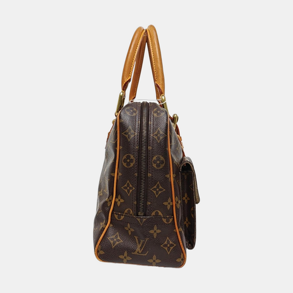 MANHATTAN GM Monogram Coated Canvas Brown