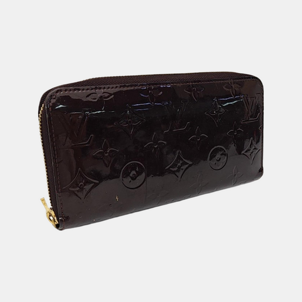 SARAH Monogram Patent Leather Red Wallet