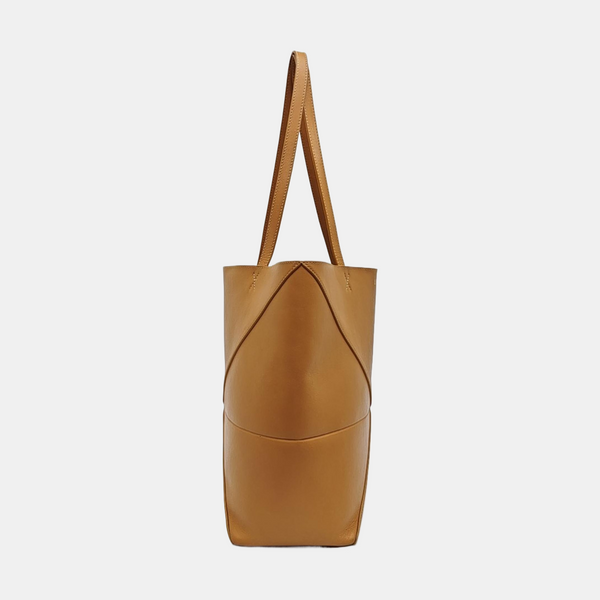 Puzzle Fold Medium Calfskin Brown