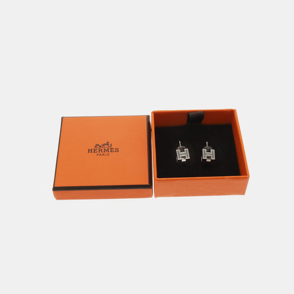 Cage D'h Metal Purple Stud Earrings
