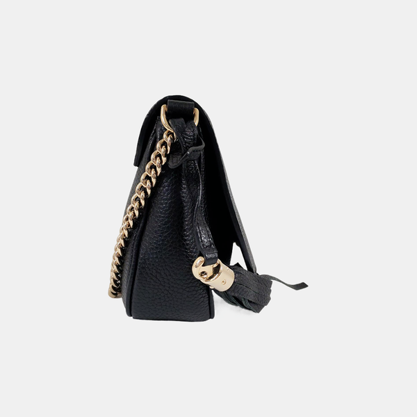 Authenticated pre-owned Soho Calfskin Black - Shoulder Bag at Looply