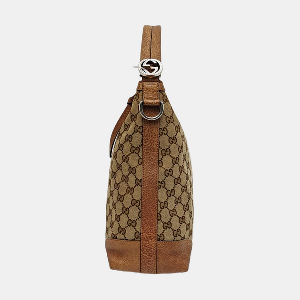 Bree Monogram Canvas Beige