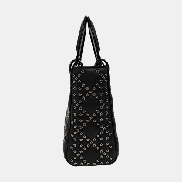 Lady Dior Small Cannage Lambskin Black