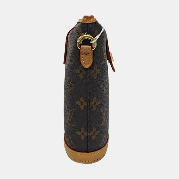 FOLD ME Monogram Coated Canvas Brown
