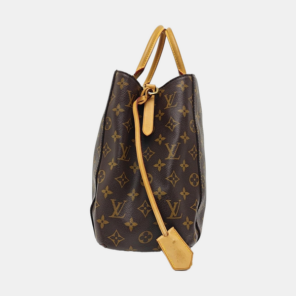 MONTAIGNE Monogram Coated Canvas Brown