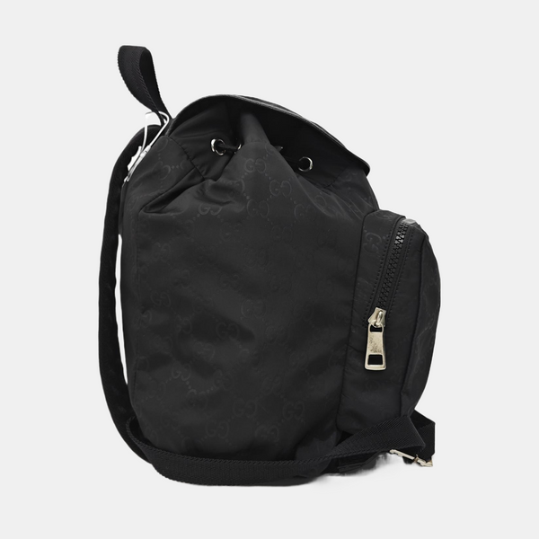 Monogram Nylon Backpack Black