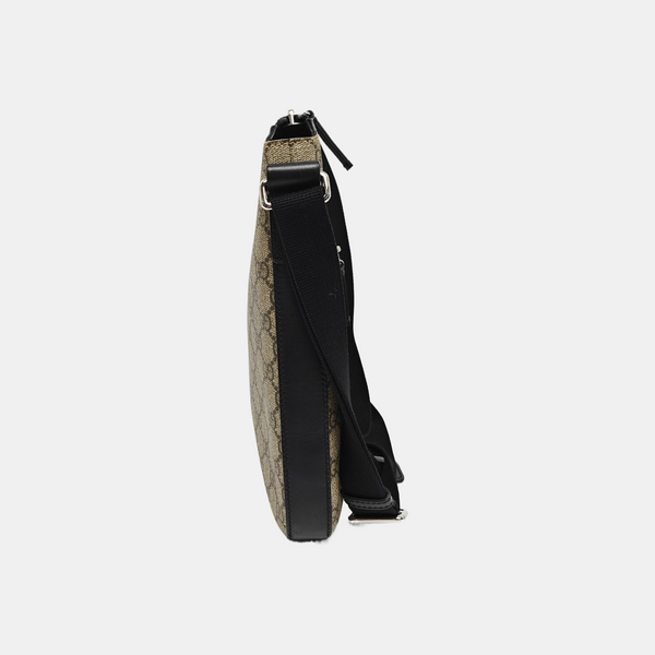 GG Supreme Monogram Coated Canvas Black
