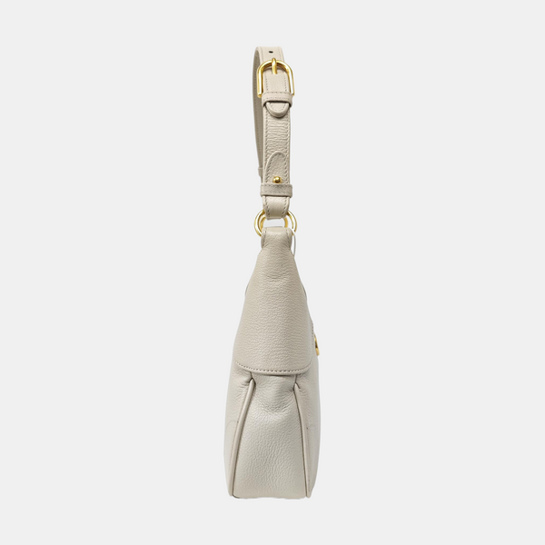 Aphrodite Small Calfskin White