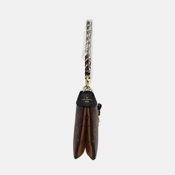 TWINNY Monogram Coated Canvas Brown