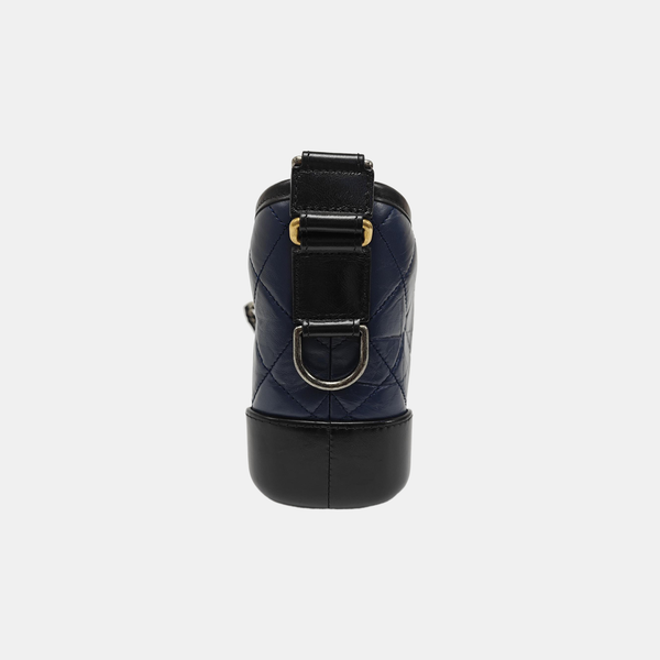 GABRIELLE Small Quilted Calfskin Blue
