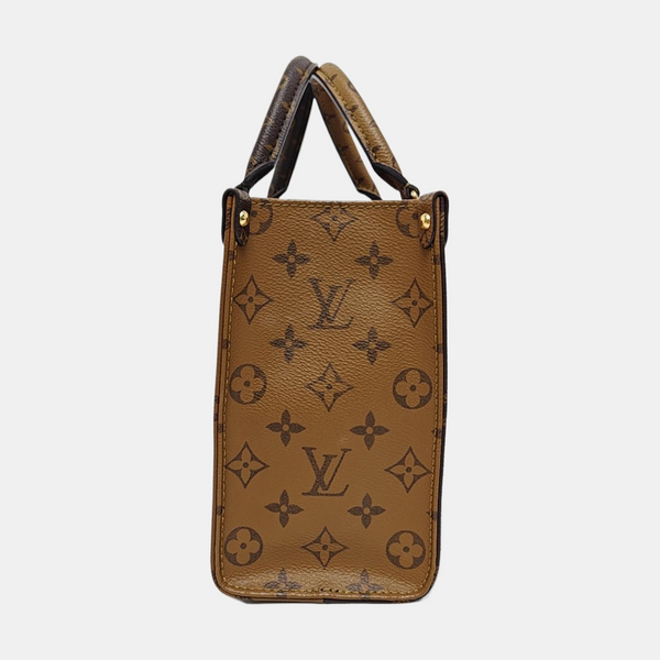 ONTHEGO PM Monogram Coated Canvas Brown