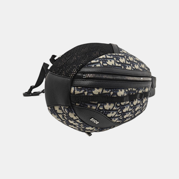 Issimo Double Saddle Oblique Canvas Gray