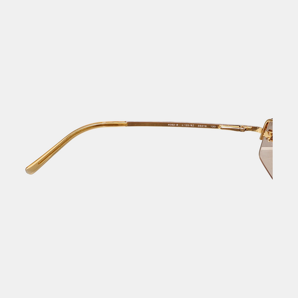 Metal Sunglasses Brown