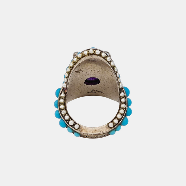 Metal Blue Ring HK 13