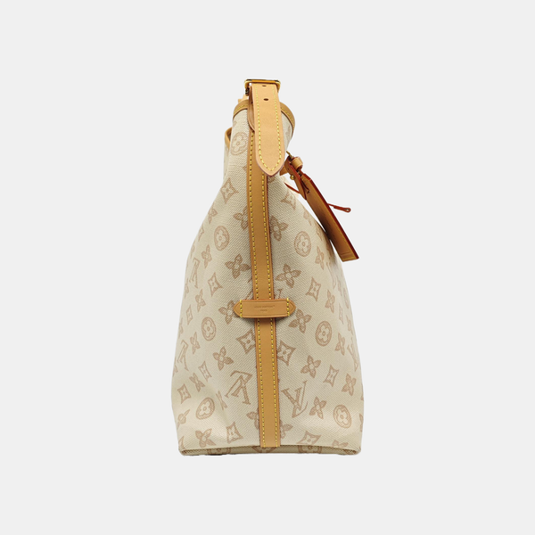 CARRYALL MM Monogram Coated Canvas Beige