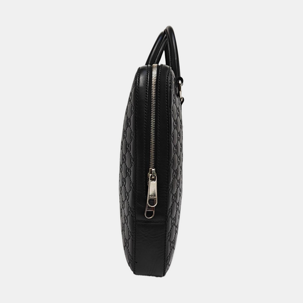 Signature Monogram Calfskin Black