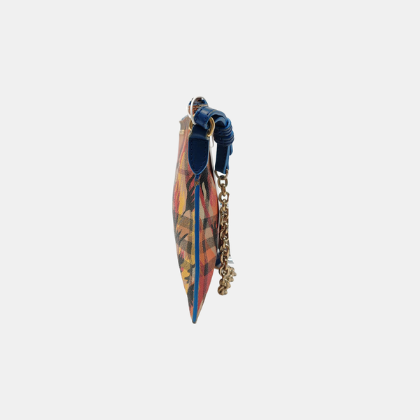 Coated Canvas Shoulder Bag Multicolor