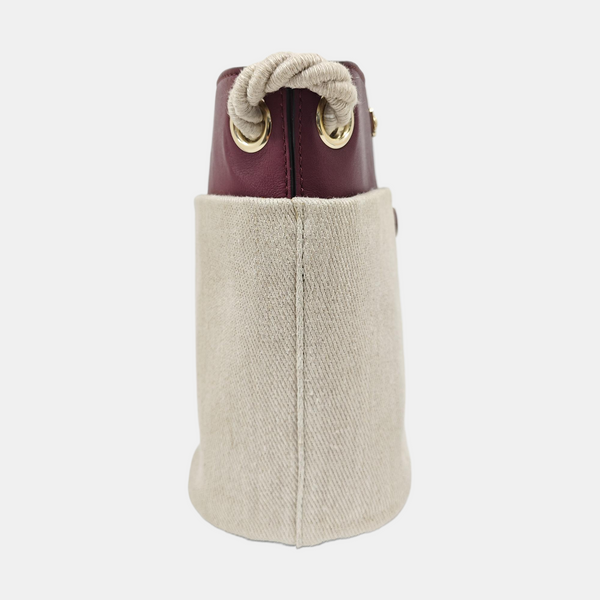 Canvas Bucket Bag Gray