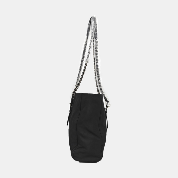 Nylon Shoulder Bag Black