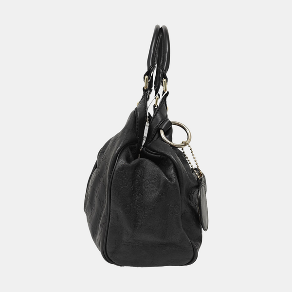 Sukey Monogram Calfskin Black