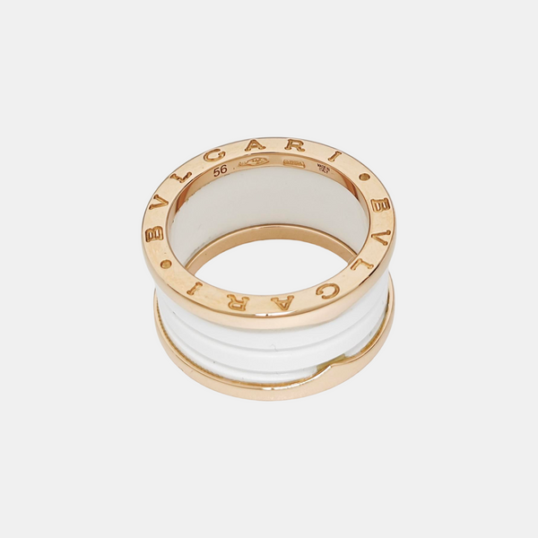 B.ZERO1 18k Rose Gold Ring EU 56