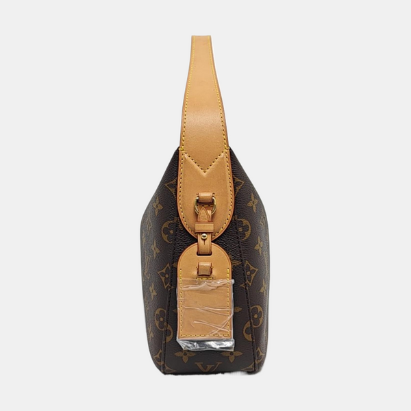 SLOUCHY PM Monogram Coated Canvas Brown