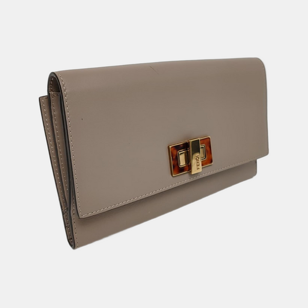 Calfskin Wallet Gray