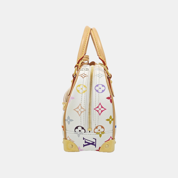 LV × TM HANDBAG EAST WEST Monogram Coated Canvas White