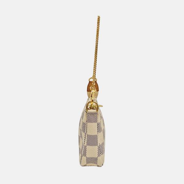 ACCESSOIRES Mini Damier Azur Coated Canvas White