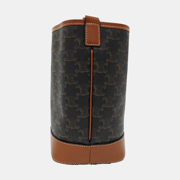 TRIOMPHE CANVAS Small Coated Canvas Brown