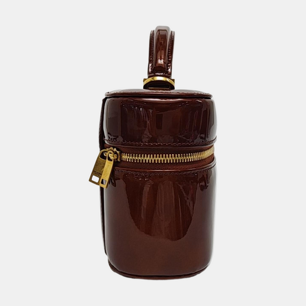 80'S VANITY Patent Leather Brown