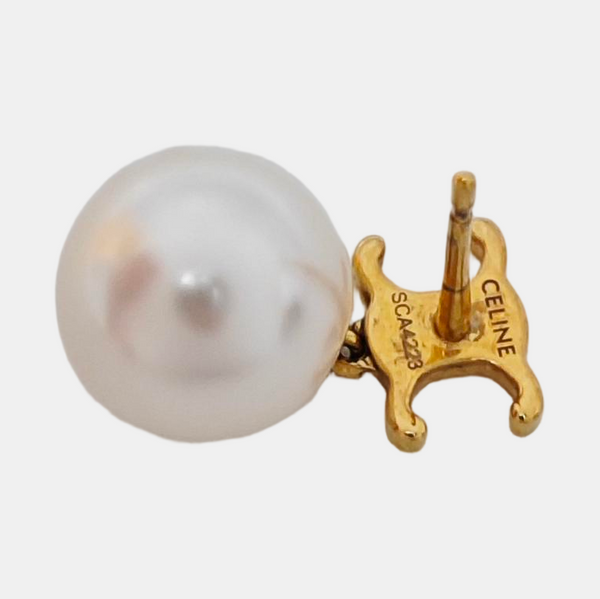 Metal Gold Stud Earrings