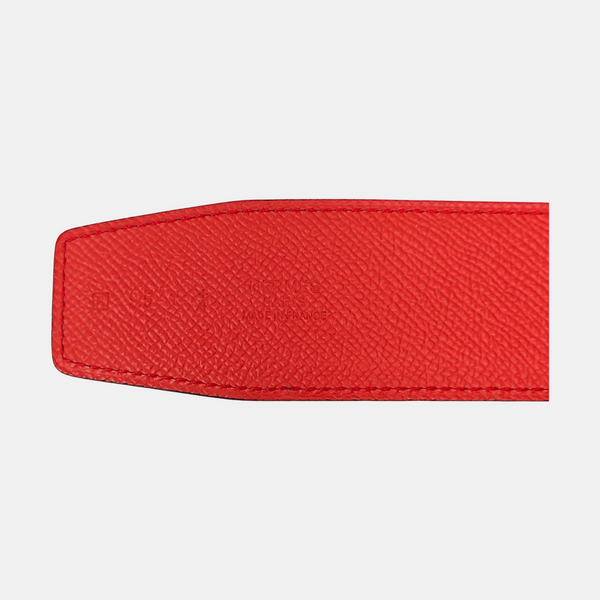 Leather Belt Red