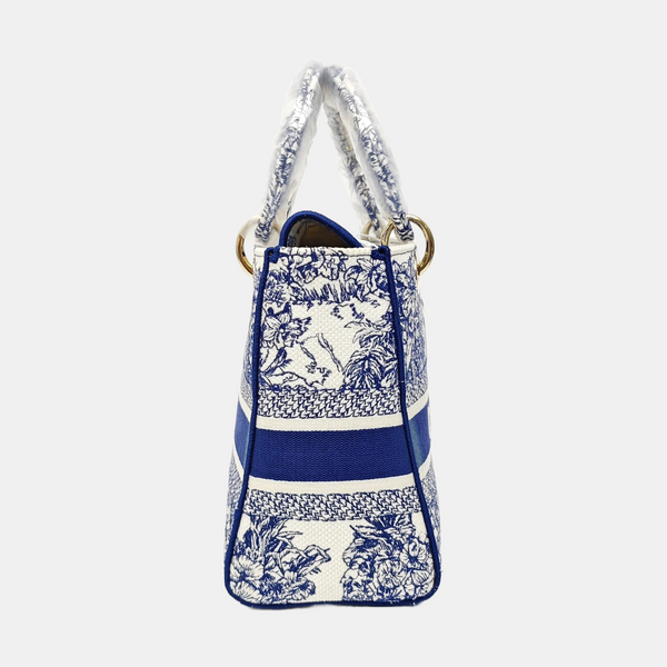 Lady D-Lite Medium Canvas Blue