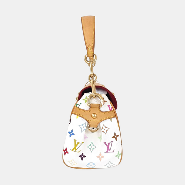 LV × TM BEVERLY MM Monogram Coated Canvas White
