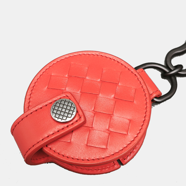Red Leather Bag Charm