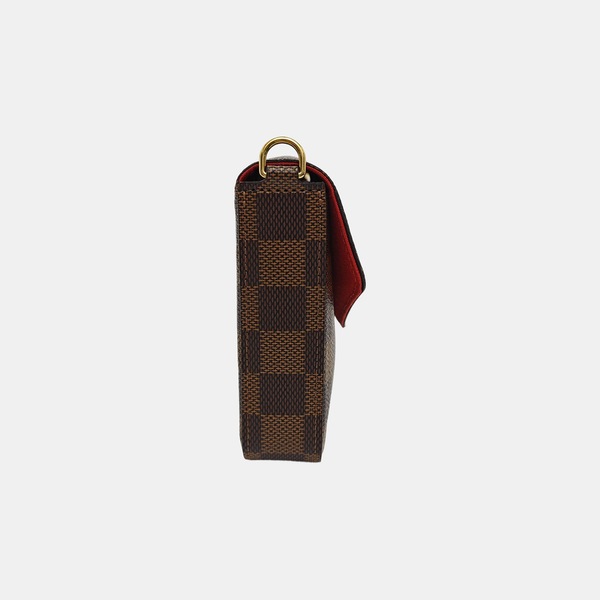Authenticated pre-owned FÉLICIE Coated Canvas Brown - Shoulder Bag at Looply