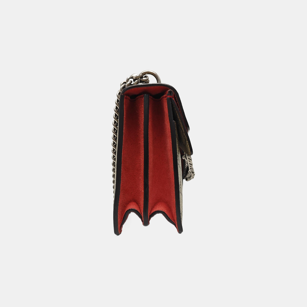 Dionysus Small Monogram Coated Canvas Black