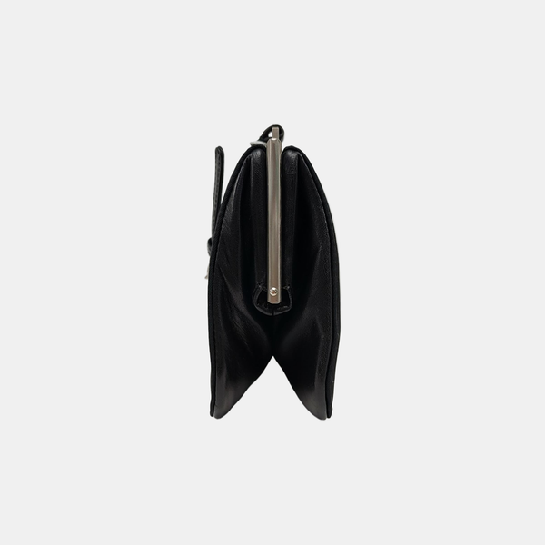 Fabric Crossbody Bag Black