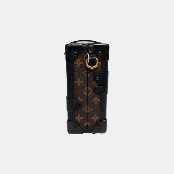 PETITE MALLE Monogram Coated Canvas Brown