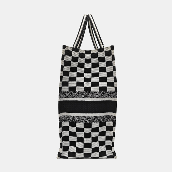 Book Tote Large Canvas Black