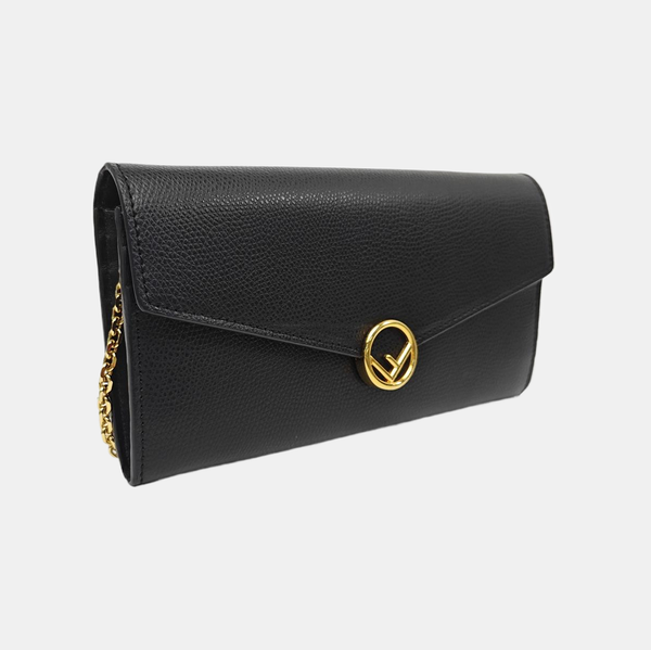Calfskin Crossbody Bag Black