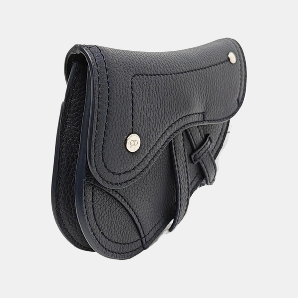 Authenticated pre-owned Saddle Calfskin Blue - Clutch at Looply