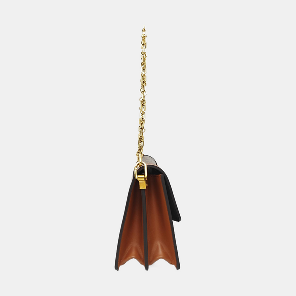 DAUPHINE MM Monogram Coated Canvas Brown